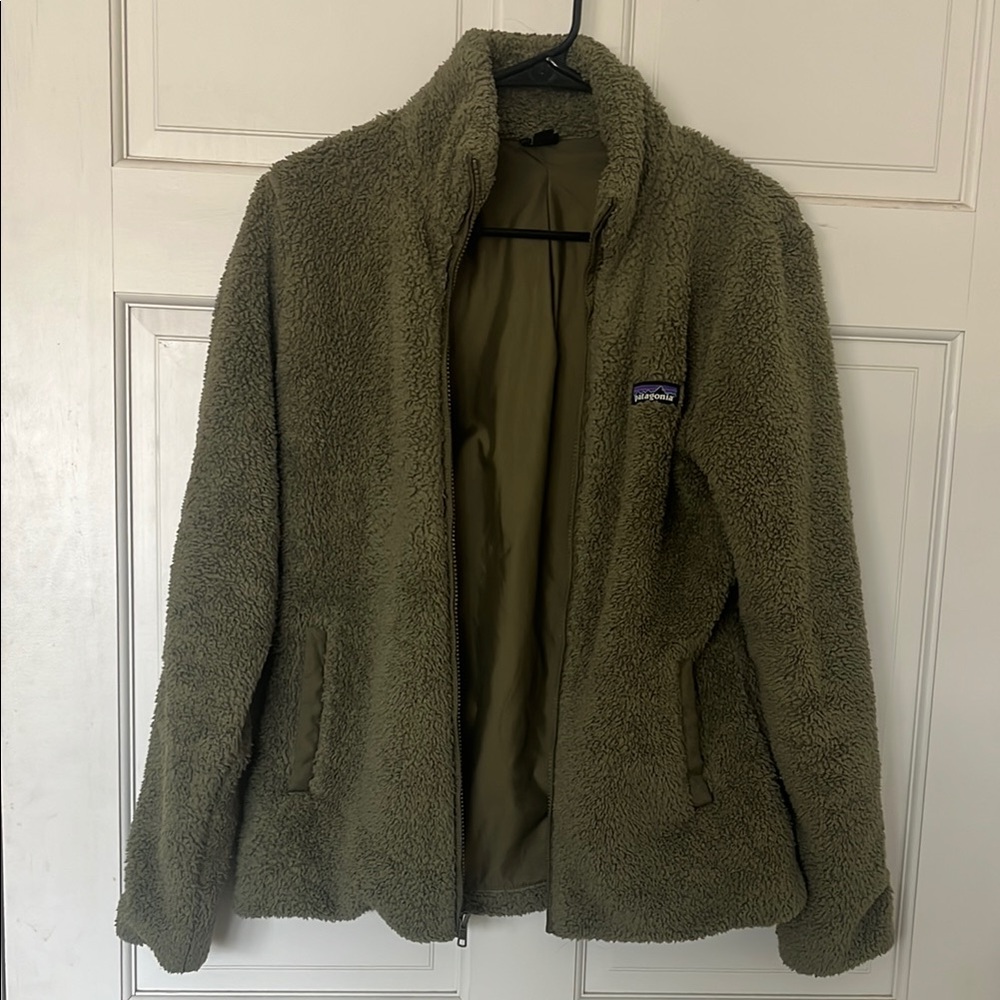 Patagonia Forest Green Sherpa Jacket